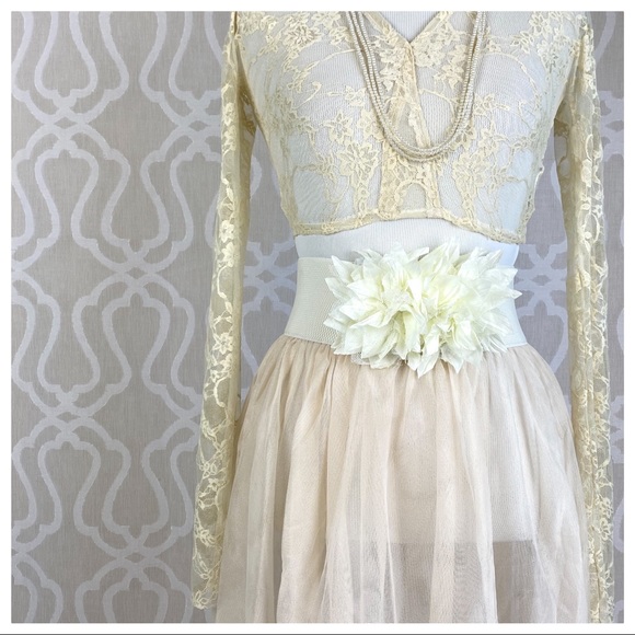 Ballet Tulle Wrap Overlay Skirt - Picture 4 of 8